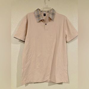NWOT Shein short sleeve Tan Beige polo